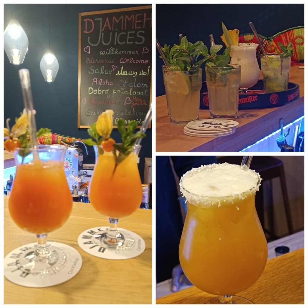 Bar Djammeh Juice – Beispielhafte Cocktails